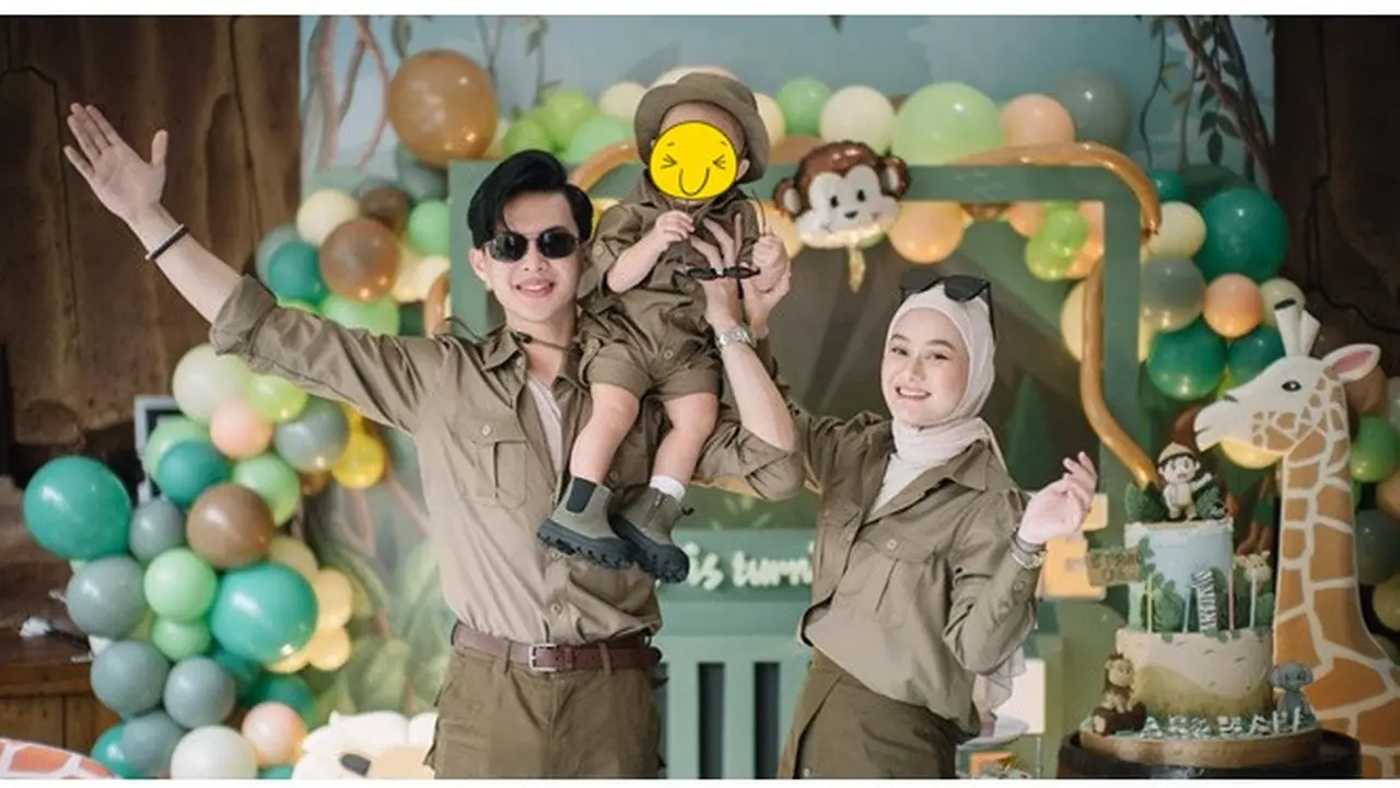 6 Potret Dinda Hauw Rayakan Ulang Tahun Anak Pertama, Meriah Bertema Kebun Binatang
