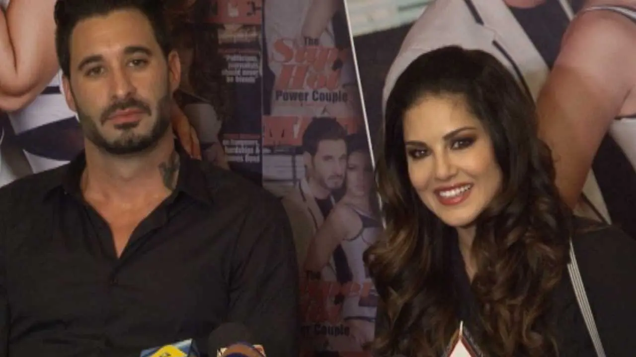 Sunny Leone dan suaminya, Daniel Weber.