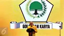 Ketua Umum Golkar Aburizal Bakrie menyampaikan sambutan pada pembukaan Munaslub Partai Golkar di Nusa Dua Convention Center, Bali, Sabtu (14/5). Pemilihan Ketua Umum dan Munaslub Golkar dilaksanakan pada 14-16 di Pulau Dewata (Liputan6.com/Johan Tallo)