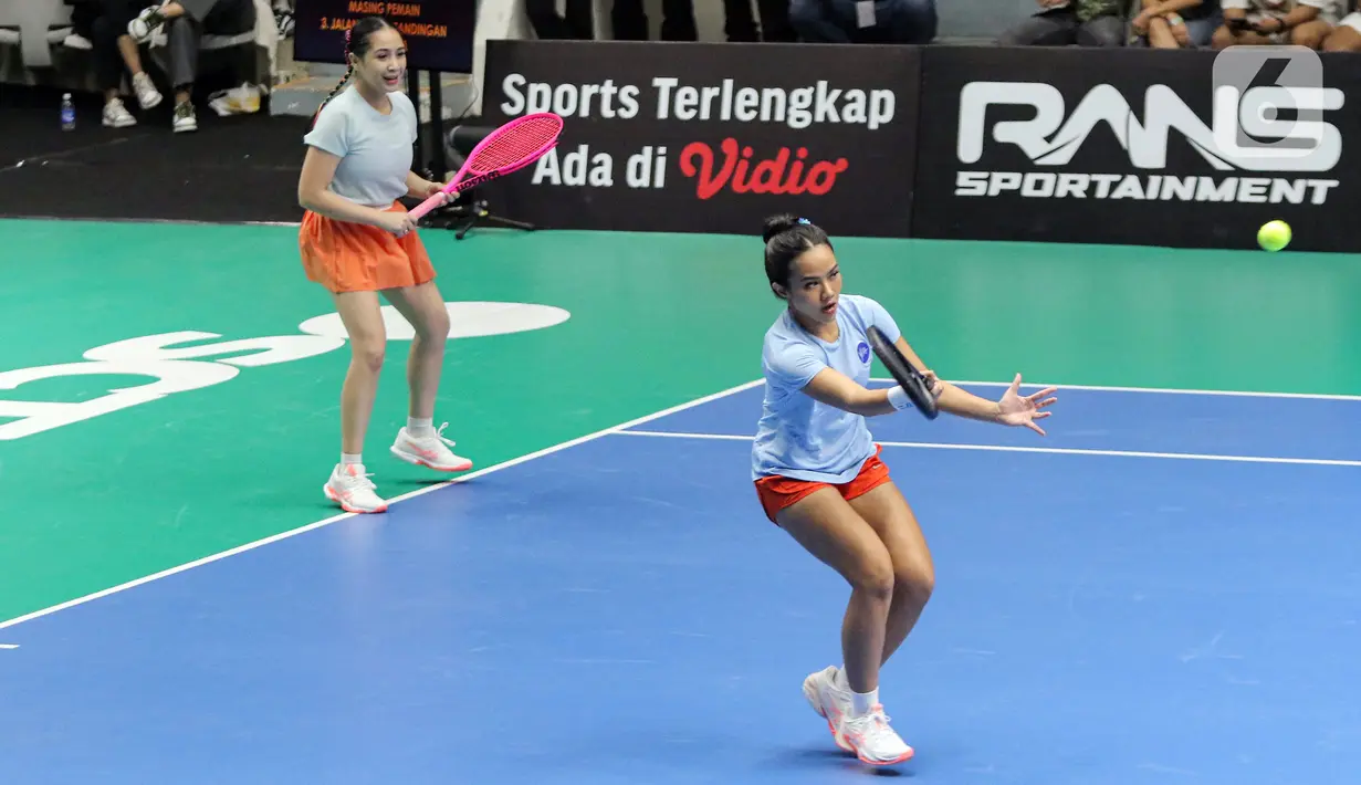 Bagi Luna, Nagita dan Yura adalah lawan yang tidak bisa diremehkan. (Liputan6.com/Angga Yuniar)