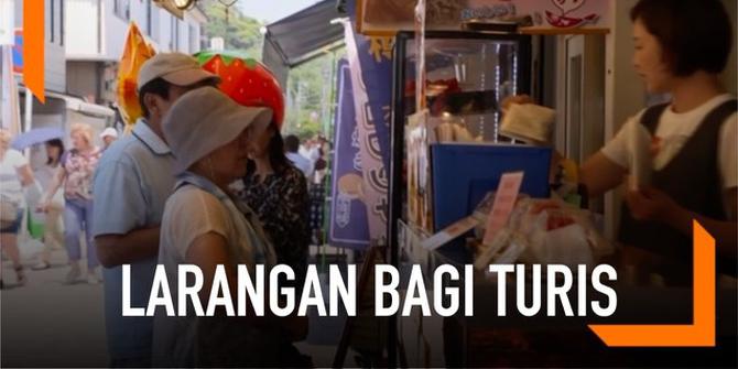 VIDEO: Kota Ini Larang Wisatawan Makan sambil Berjalan