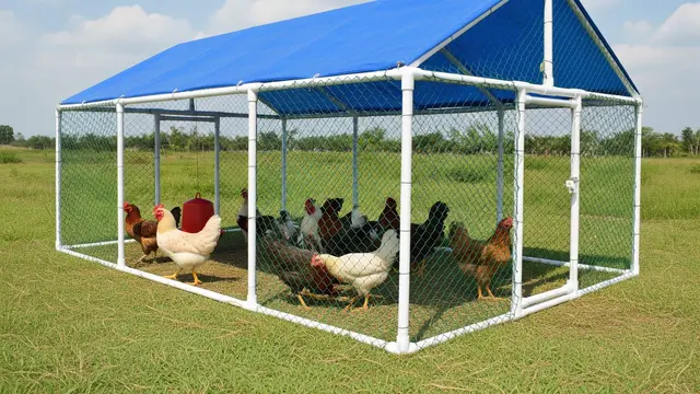 Ide Kandang Ayam dari Pipa PVC Anti Karat dan Mudah Dirakit