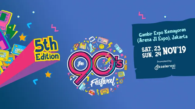 The 90’s Festival Tahun 2019.