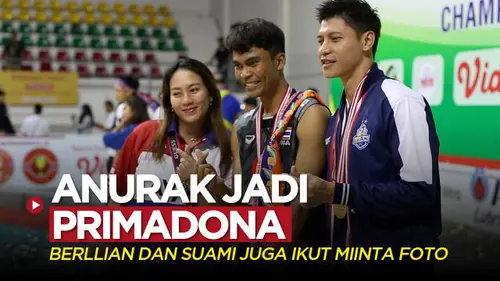 VIDEO: Anurak Phanram Jadi Primadona setelah Thailand Kalah dari Timnas Bola Voli Indonesia! Berllian Marsheilla Juga Ikutan Minta Foto