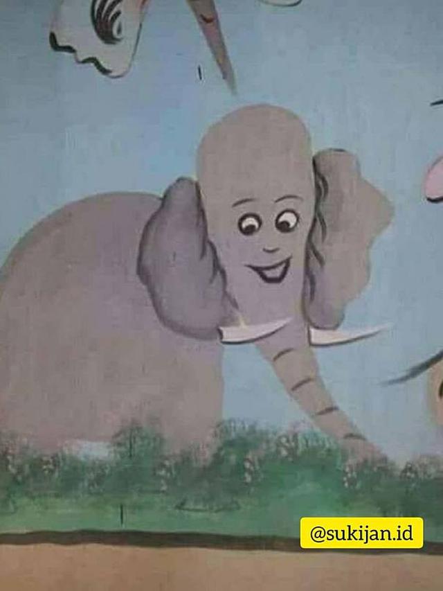 6 Kreasi Unik Bikin Lukisan Gambar Hewan Ini Bikin Tepuk Jidat