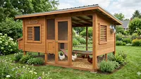 8 Desain Kandang Ayam Sistem Ventilasi Silang Biar Tidak Pengap dan Bau