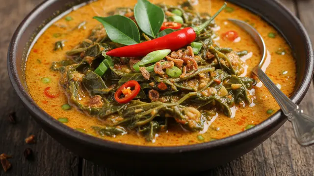 Daun Singkong Santan Pedas