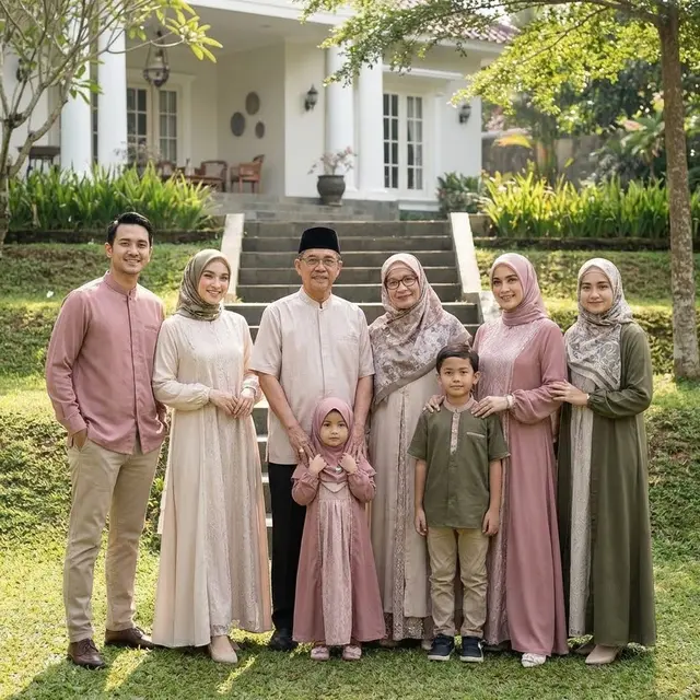 Ide Gaya Foto Keluarga Lebaran 2026