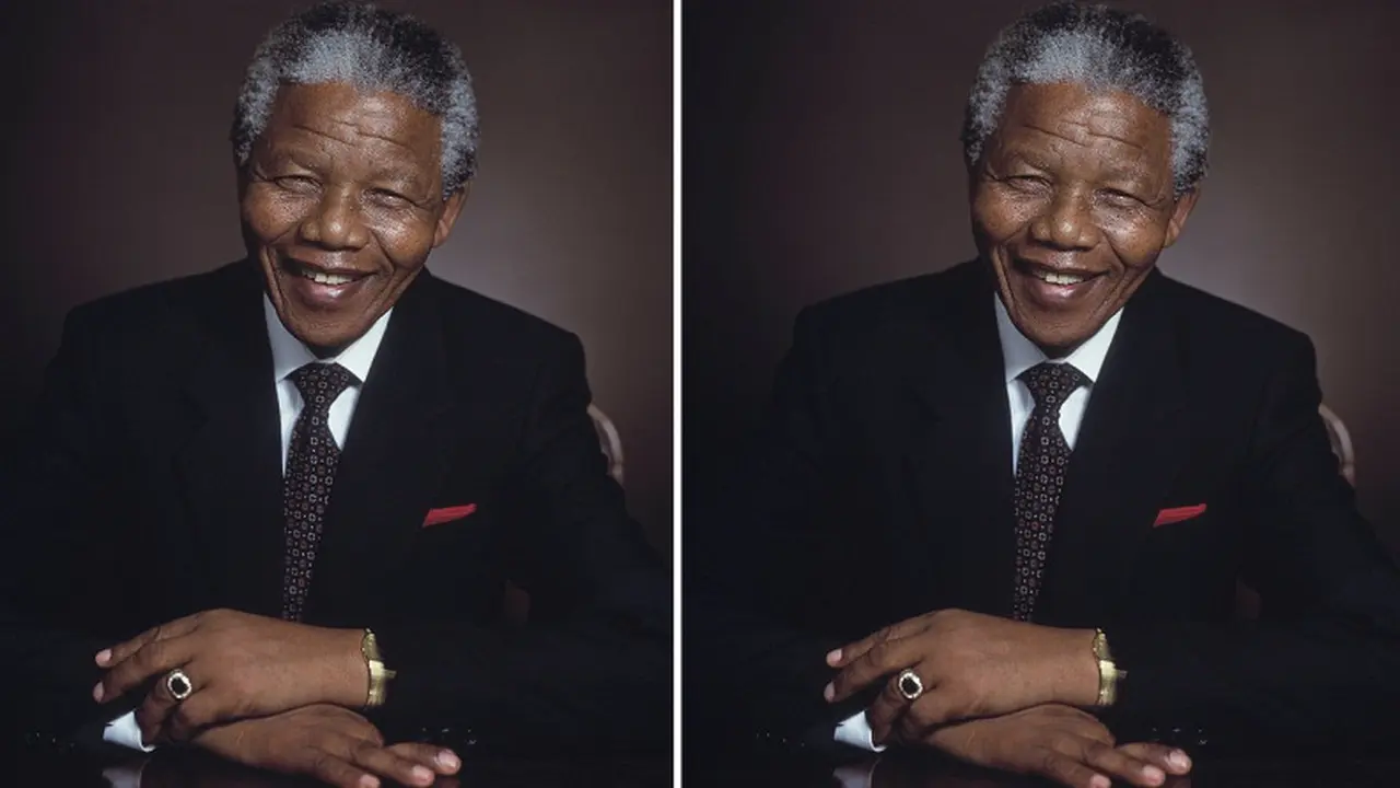 Mendiang Nelson Mandela.