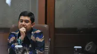 Menteri PAN-RB Yuddy Chrisnandi saat jumpa pers terkait penemuan perguruan tinggi ilegal dan ijazah palsu, Jakarta, Selasa (26/5/2015). Yuddy mengaku akan mengecek kembali ijazah PNS. (Liputan6.com/Herman Zakharia)