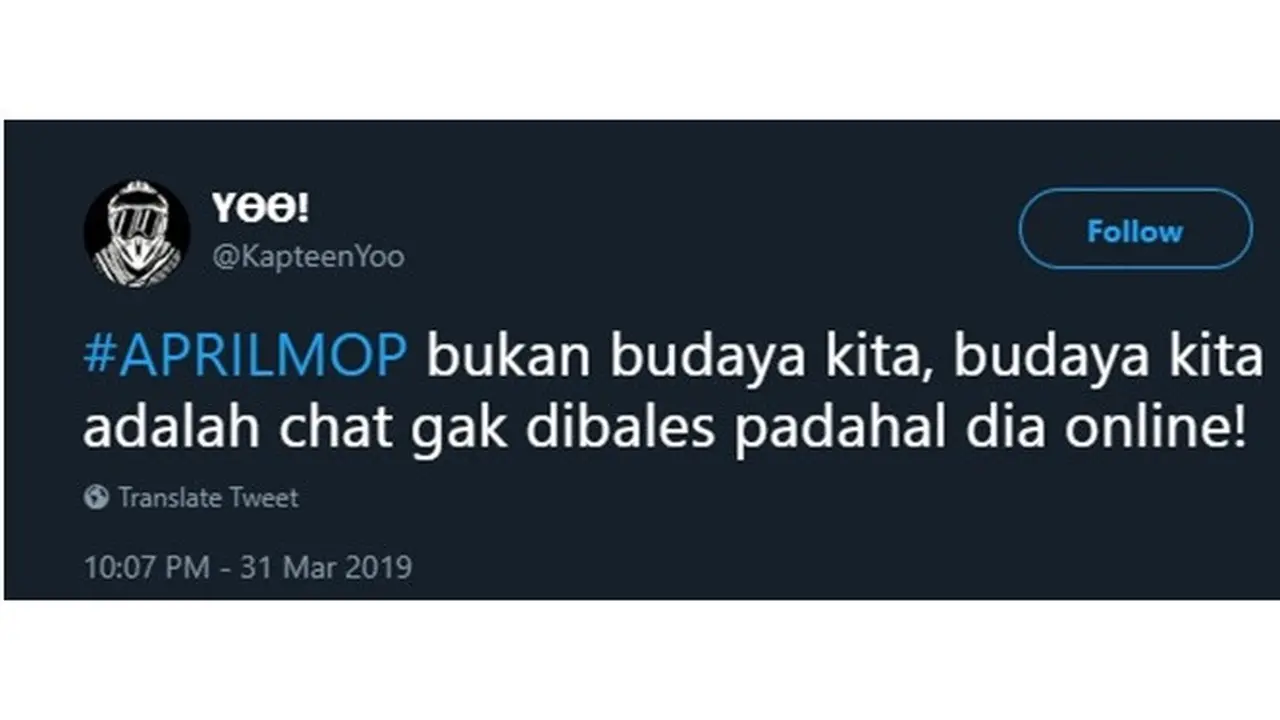 April Mop Trending, Tanggapan Netizen Kocak Abis