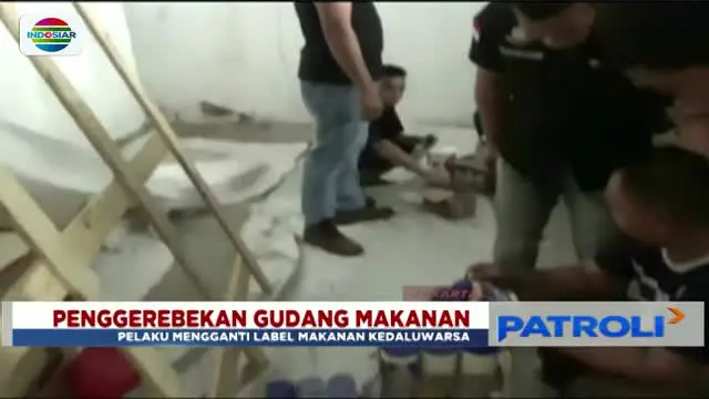 Polisi Gerebek Gudang Makanan Kedaluwarsa di Tambora