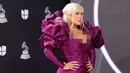 <p>Christina Aguilera menghadiri Latin Grammy Awards 2022 di Michelob Ultra Arena, Las Vegas, Nevada, Amerika Serikat, 17 November 2022. Christina Aguilera tampil cantik dalam balutan gaun ungu yang memukau pada acara Latin Grammy Awards 2022. (Frazer Harrison/Getty Images/AFP)</p>