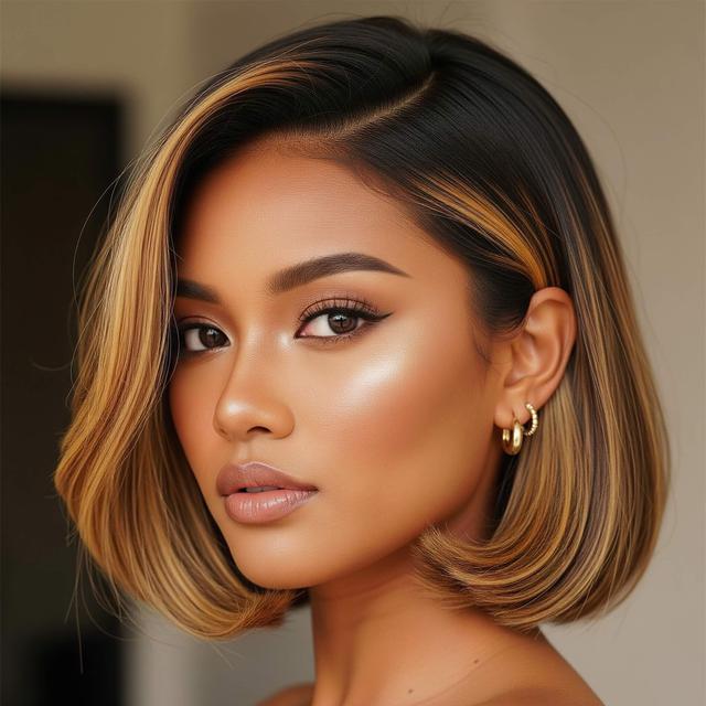 12 Model Rambut Pendek Cat Pirang untuk Kulit Sawo Matang, Auto Glowing ...