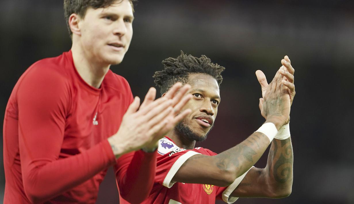 Ini jadi debut manis bagi Ralf Rangnick yang mengambil alih kepemimpinan Manchester United dari Michael Carrick. Dengan warisan skuad peninggalan Ole Gunnar Solskjaer, pelatih asal Jerman itu memulai petualangannya dengan kemenangan. (AP/Jon Super)