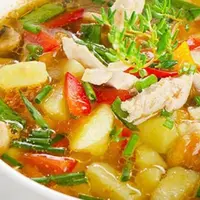 Sayur Sup Ayam. foto: delicious obsessions