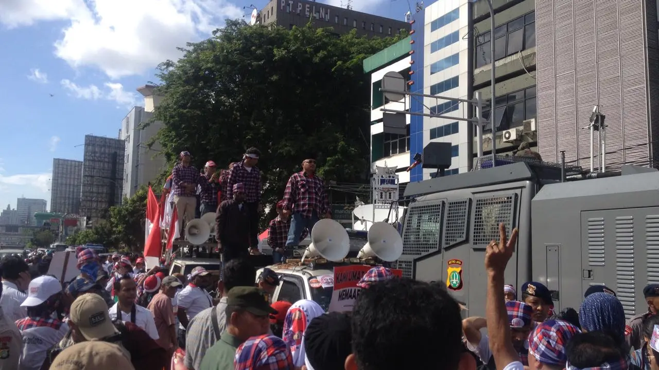 Suasana di Luar Sidang Ahok Hari Ini