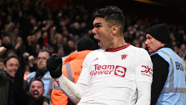 Foto: Momen Casemiro Cetak Gol Penentu Kemenangan MU di Piala FA 2023/2024