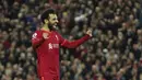Pesta empat gol Liverpool kali ini dimulai oleh Luis Diaz, lalu diteruskan oleh Mohamed Salah dan Sadio Mane. Naas Setan Merah tak mampu mencetak sebiji gol pun di laga tersebut. (AP/Jon Super)