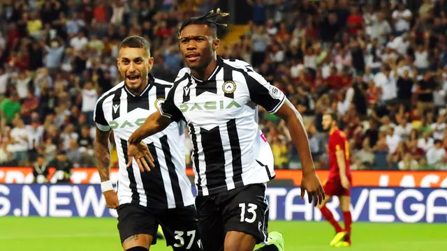 AS Roma Dipermalukan di Kandang Udinese