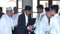 Presiden Jokowi Melayat Istri Mantan Wapres Hamzah Haz