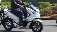 Honda PCX listrik diperkenalkan di IMOS 2018 (ist)