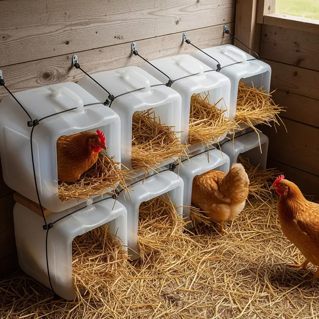 Cara Membuat Sarang Telur Ayam dari Galon Bekas di Rumah (Image by Gemini AI)