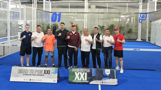Pembukaan Road To PON XXI Aceh-Sumut Tahun 2024 Padel Indonesia’.