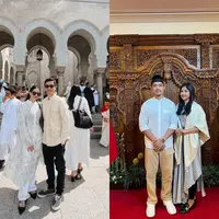 Intip gaya pasangan selebriti ini yang rayakan Idul Adha (@enzystoria-@kaesangp)