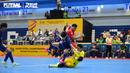 Timnas Futasl Indonesia meraih kemenangan telak 5-1 atas tuan rumah Thailand dalam laga semifinal yang digelar di Terminal Hall, Nakhon Ratchasima, Jumat (8/11/2024). (Dok Federasi Futsal Indonesia)