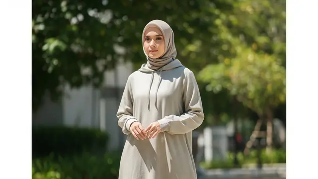 Model Gamis Linen Terbaru Adem Cocok untuk Cuaca Panas
