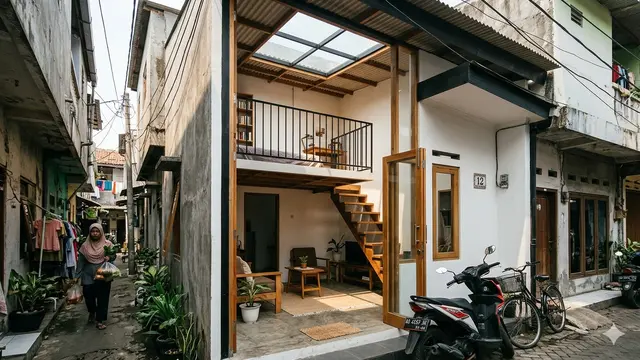 Rumah 2 Lantai Double Decker