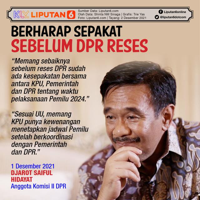 Infografis Berharap Sepakat Jadwal Pemilu 2024 Sebelum DPR Reses