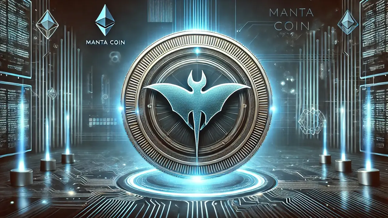Ilustrasi kripto MANTA Coin. (Foto By AI)