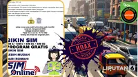 Penelusuran klaim link pendaftaran bantuan SIM online gratis.