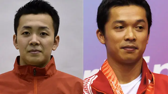 Kenta Nishimoto dan Taufik Hidayat