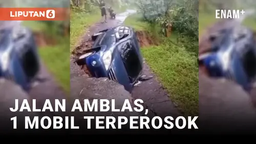 VIDEO: Banjir dan Longsor Tutup Jalan Antar Kecamatan di Cianjur