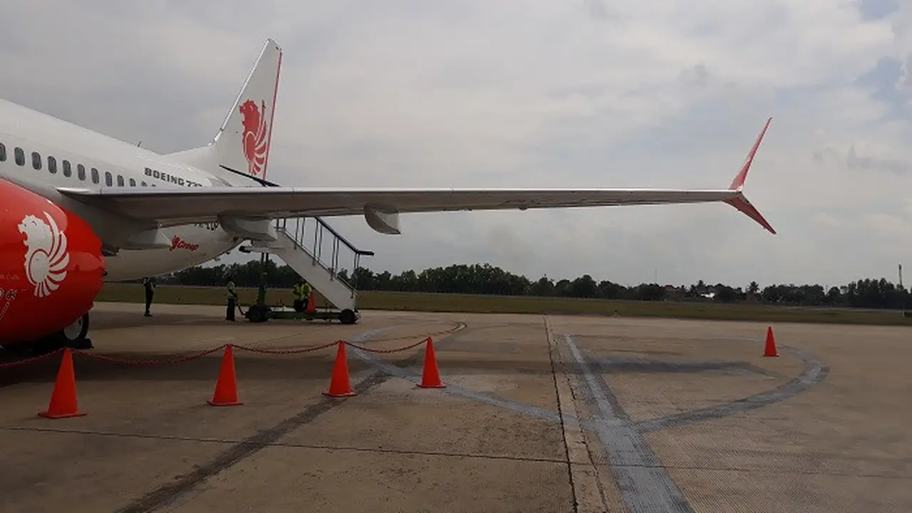 Boeing 737 MAX 8 milik Lion Air (foto: Camelia)