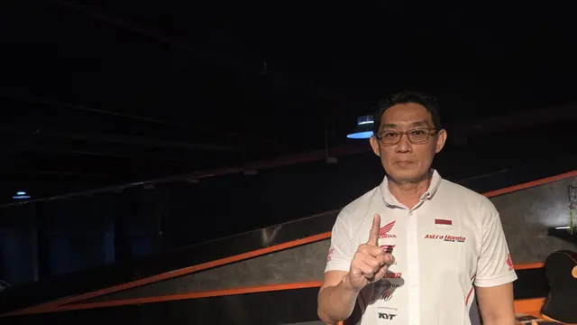 Rizky Christanto selaku Manager Motorsport AHM.