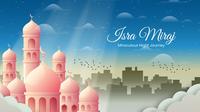 Ilustrasi Isra Mikraj. (Image by Freepik)