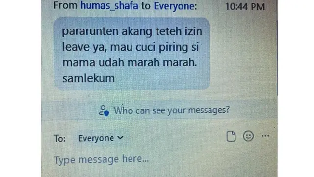 6 Alasan Siswa Izin Off Kamera Karena Ibu Ini Bikin Ngakak