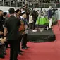 Menteri Agama Yaqut Cholil saat menghadiri pembukaan Muktamar ke-18 Muhammadiyah di Gedung BSCC Dome Balikpapan. (Apriyanto/Liputan6.com)
