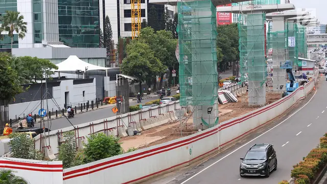 Konstruksi Layang Dihentikan, Proyek LRT Sepi Aktivitas