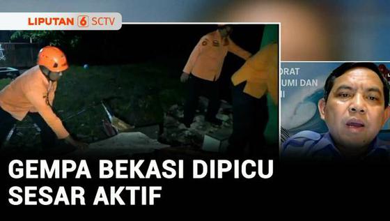 VIDEO: BMKG: Gempa Bekasi Dipicu Sesar Aktif, Masuk Kategori Dangkal