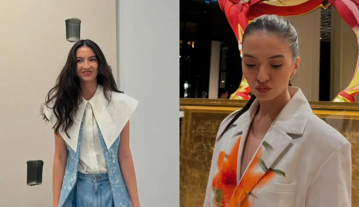 Raline Shah kerap kunjungi pameran seni, terbaru ia hadiri pameran seni di Korea Selatan. Busana yang ia kenakan terbilang unik dengan gaya artsy berkelas. Seperti apa potretnya? [@ralineshah]