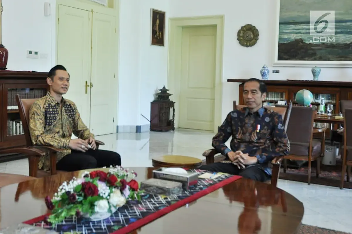Jokowi dan AHY Gelar Pertemuan Tertutup di Istana Bogor