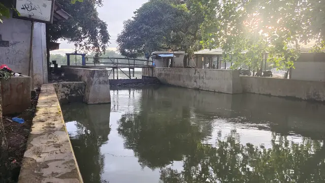 Lokasi anak yang tenggelam di Situ Pengasinan, Kecamatan Sawangan, Kota Depok