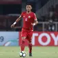 Pemain Persija, Maman Abdurrahman. (Liputan6.com/Helmi Fithriansyah)