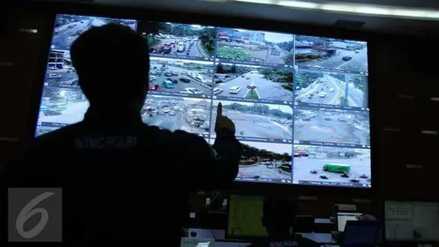Pemantauan lalu lintas melalui CCTV