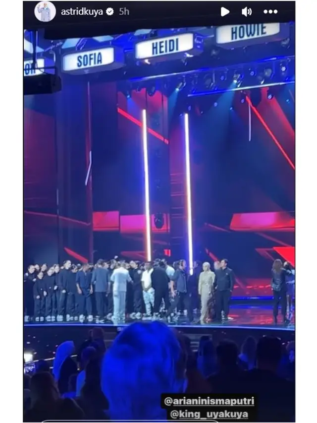 6 Potret Uya Kuya Dukung Putri Ariani di Pengumuman AGT 2023, Jadi Juara Keempat